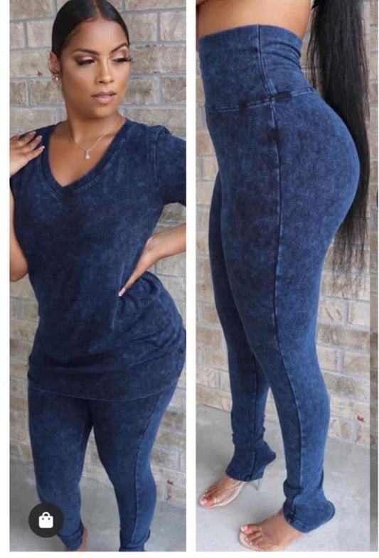 Denim Ash Wash Tops | Large & 3X