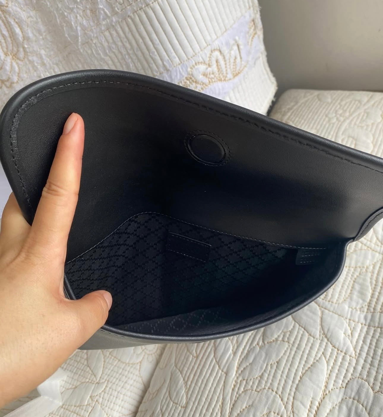 Web Trademark small belt bag