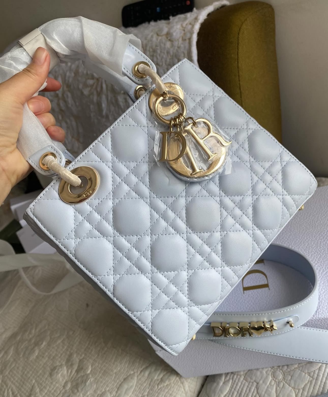 White My ABCDior Lady Bag