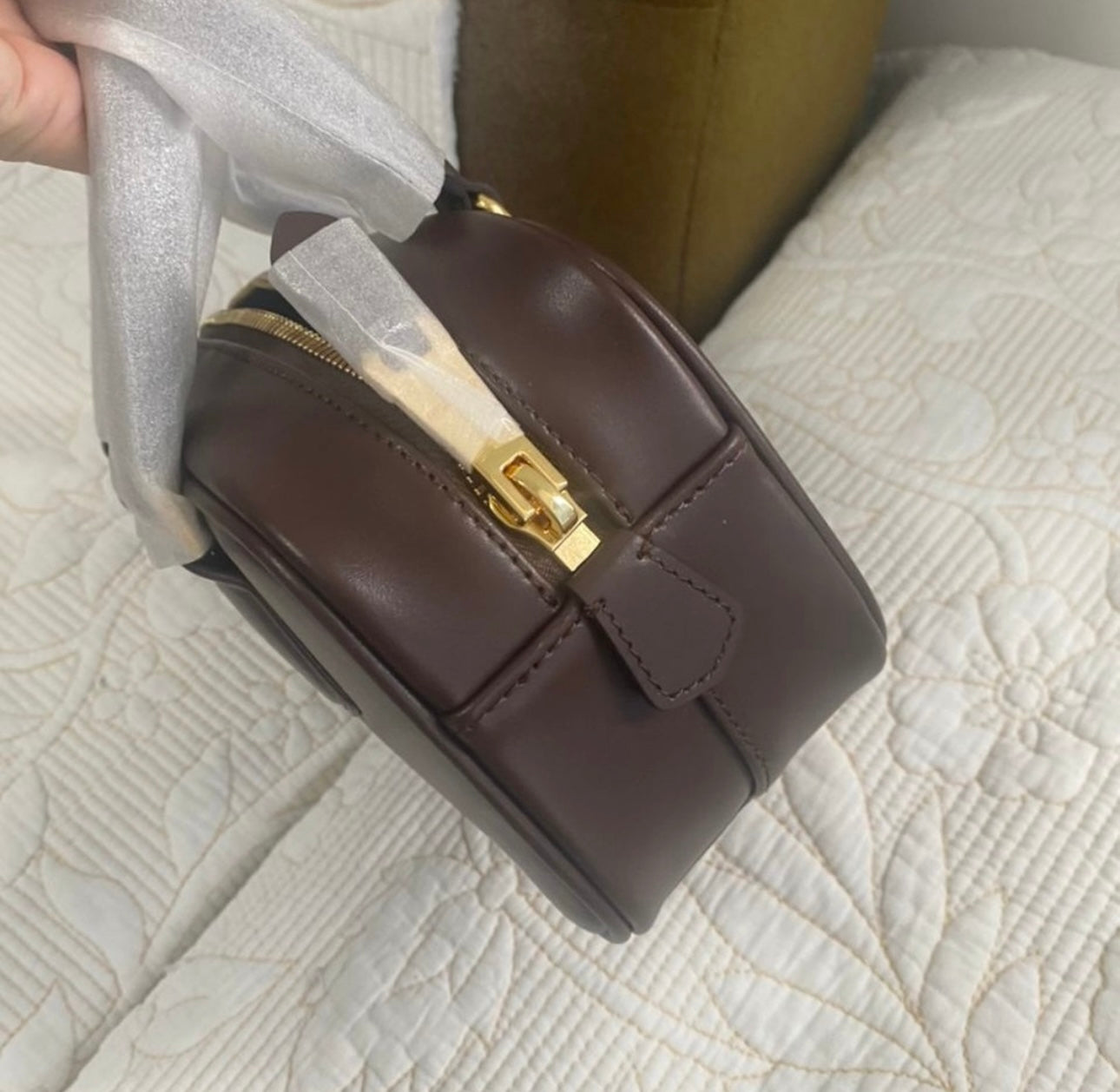 Arcadie leather bag | MIU