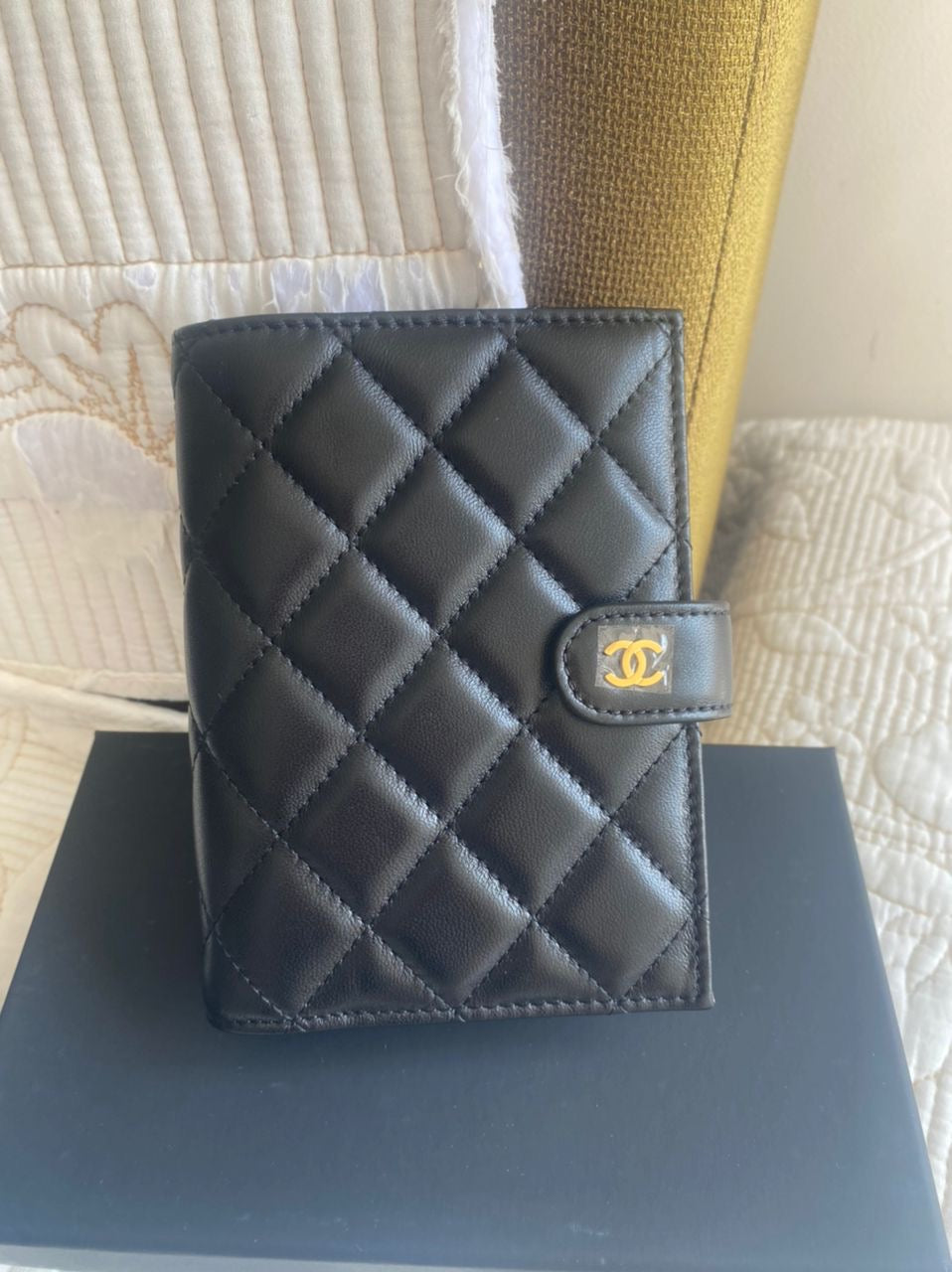 Coco Lambskin Passport Holder & Wallet