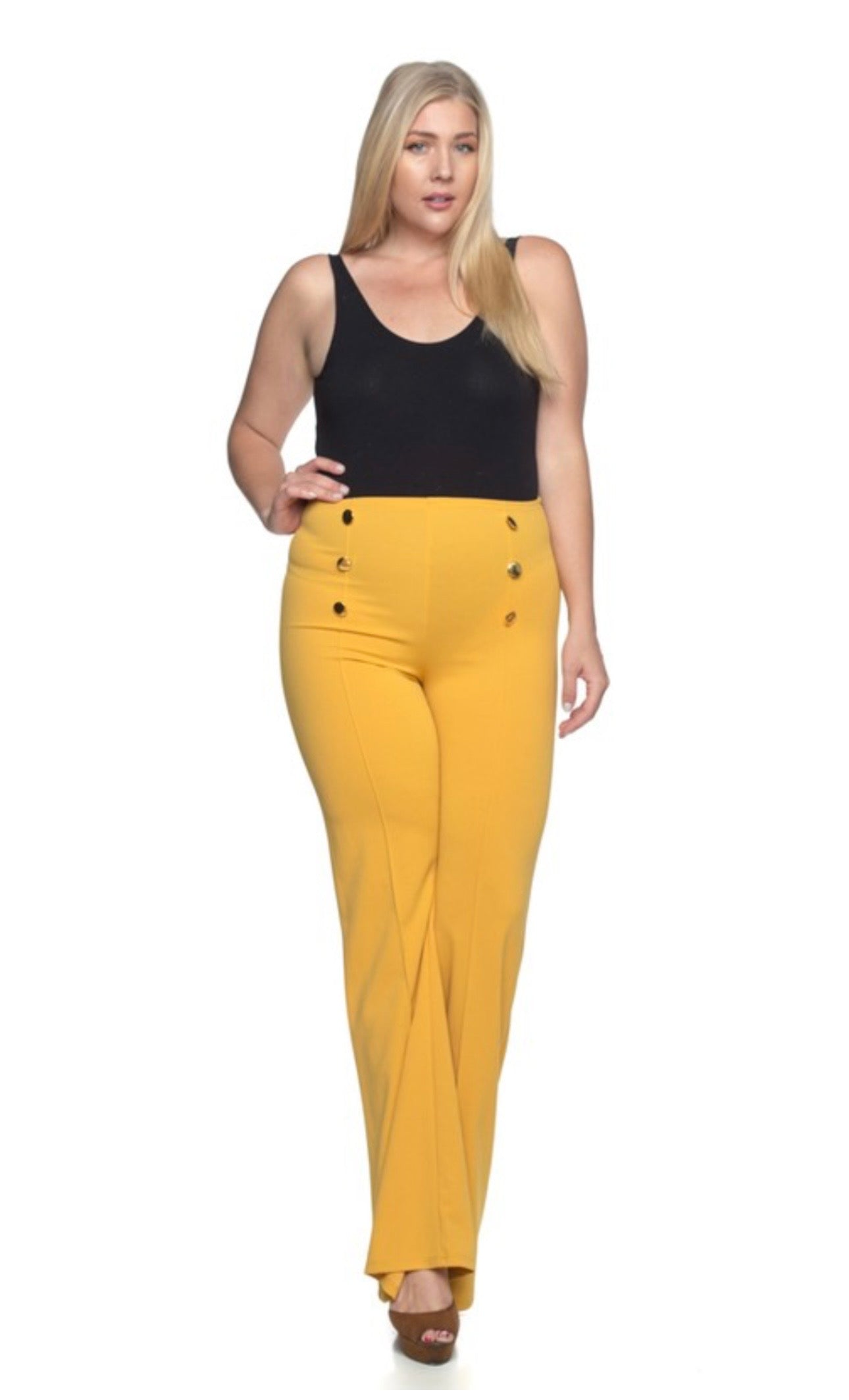 PLUS SIZE PRISSY PANTS | 33 INCHES | 10 Colors