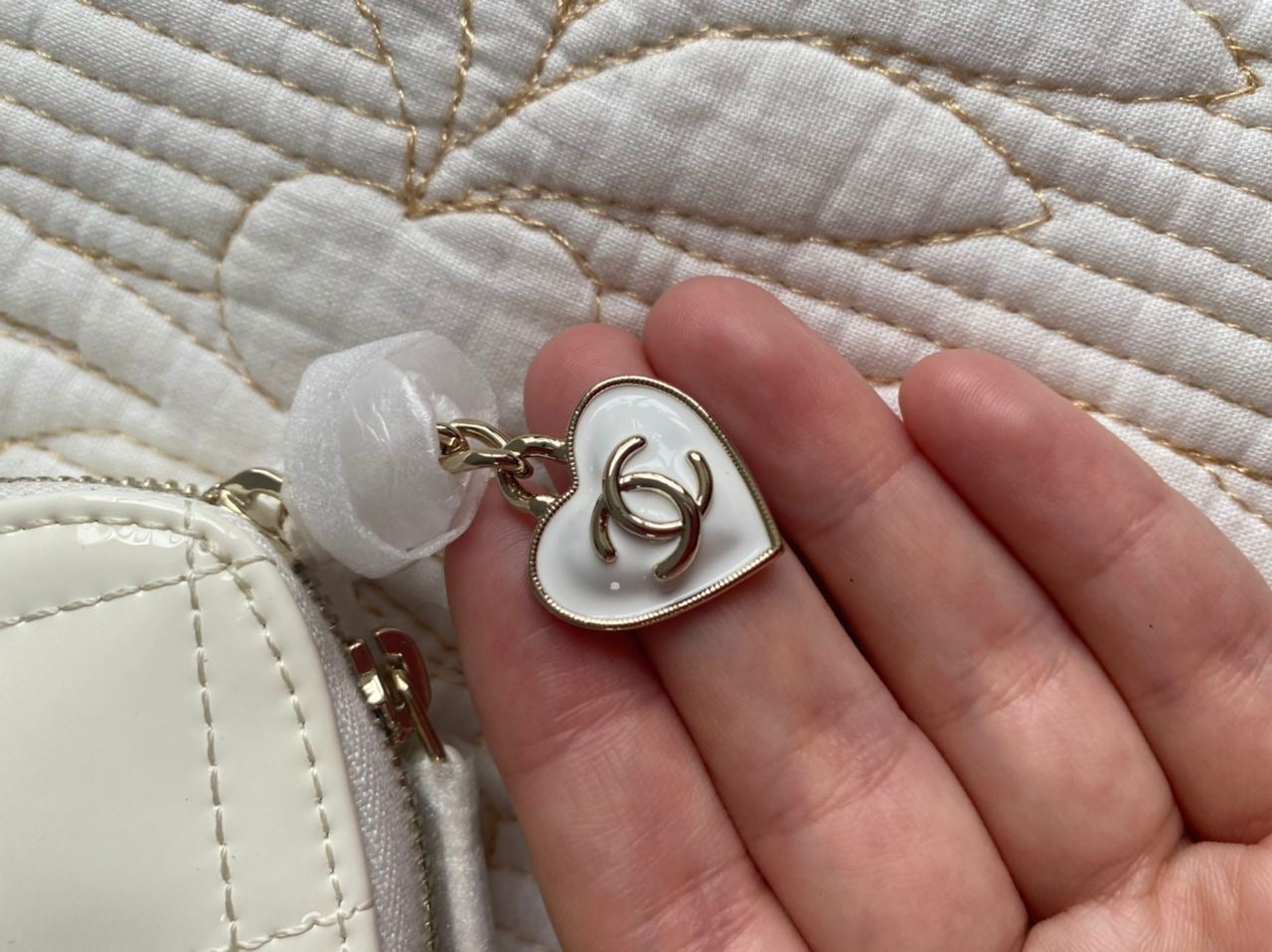 Sac Coco Double Coeur Noir &amp; Blanc