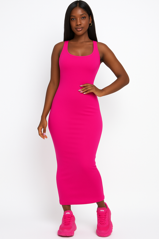 $20 Dress | Long Basic Tank Dress | 10 COLORS