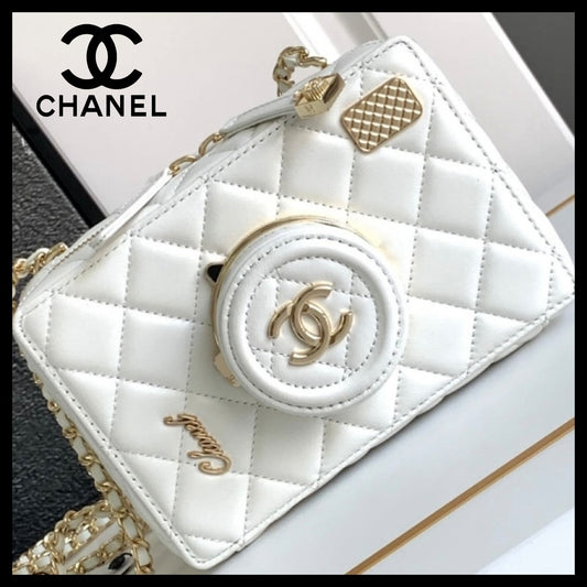 Coco White Camera Bag Purse