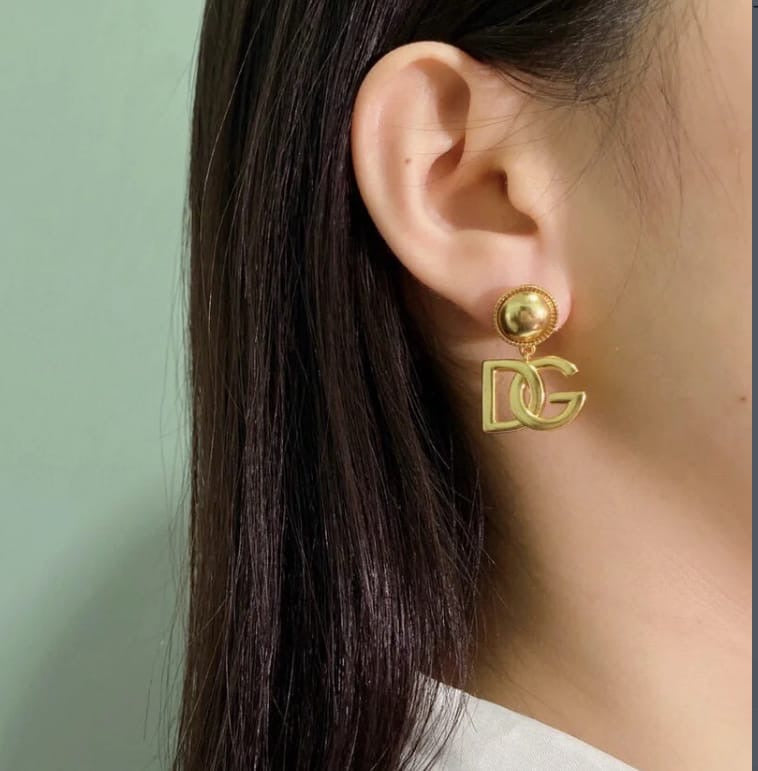 Boucles d'oreilles avec logo DG