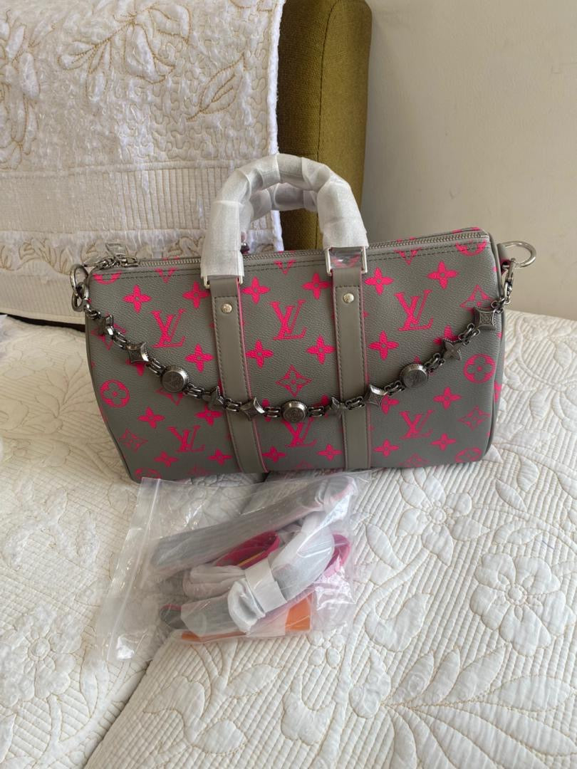 Pink Keepall Bandoulière 35
