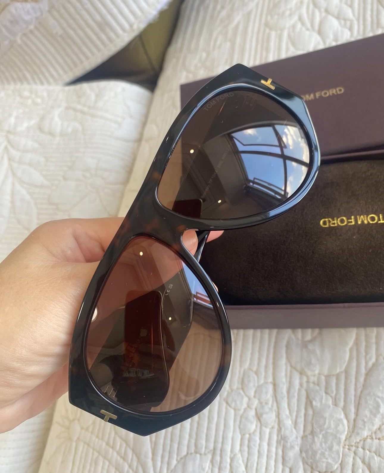 TOM FORD | UNISEX Dark Havana SUNGLASSES