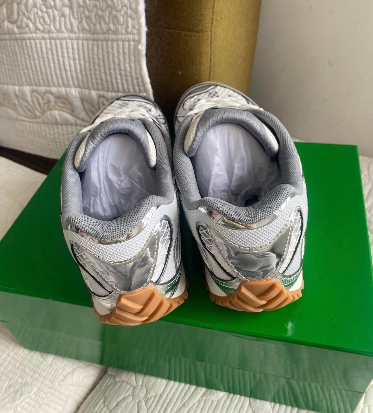 Bottega Orbit Low Top Sneaker (Unisex) Silver