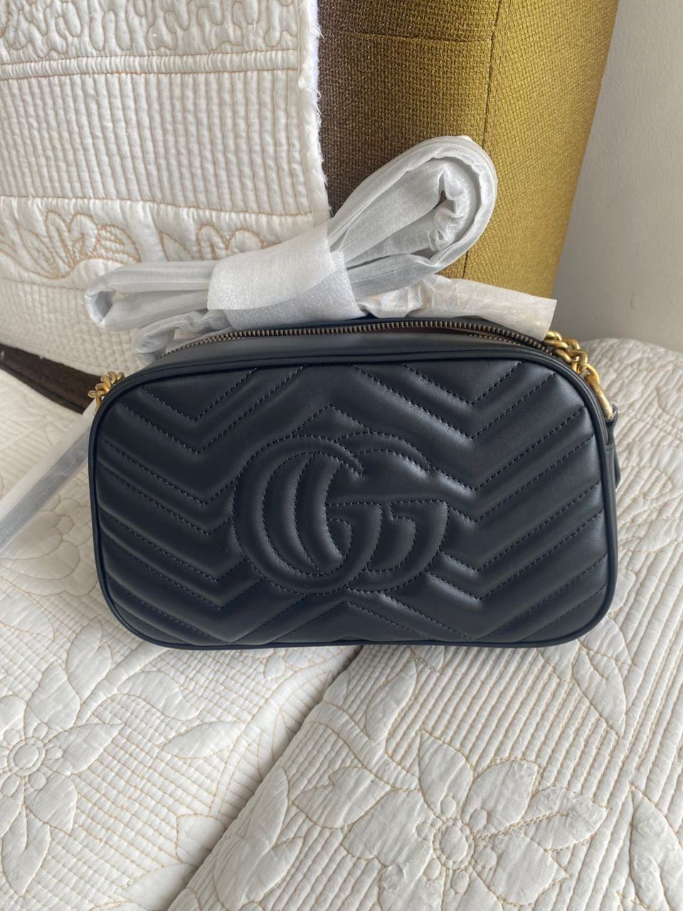 BLACK MARMONT SMALL SHOULDER BAG