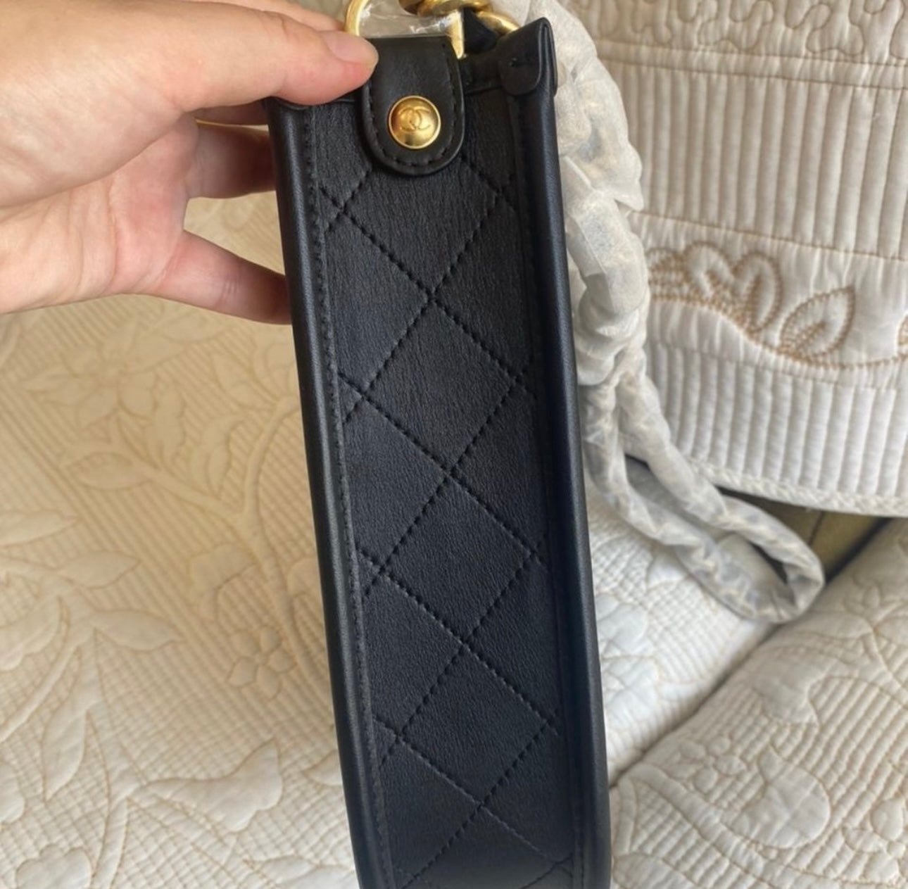 Coco Calfskin Hippie Crossbody Bag