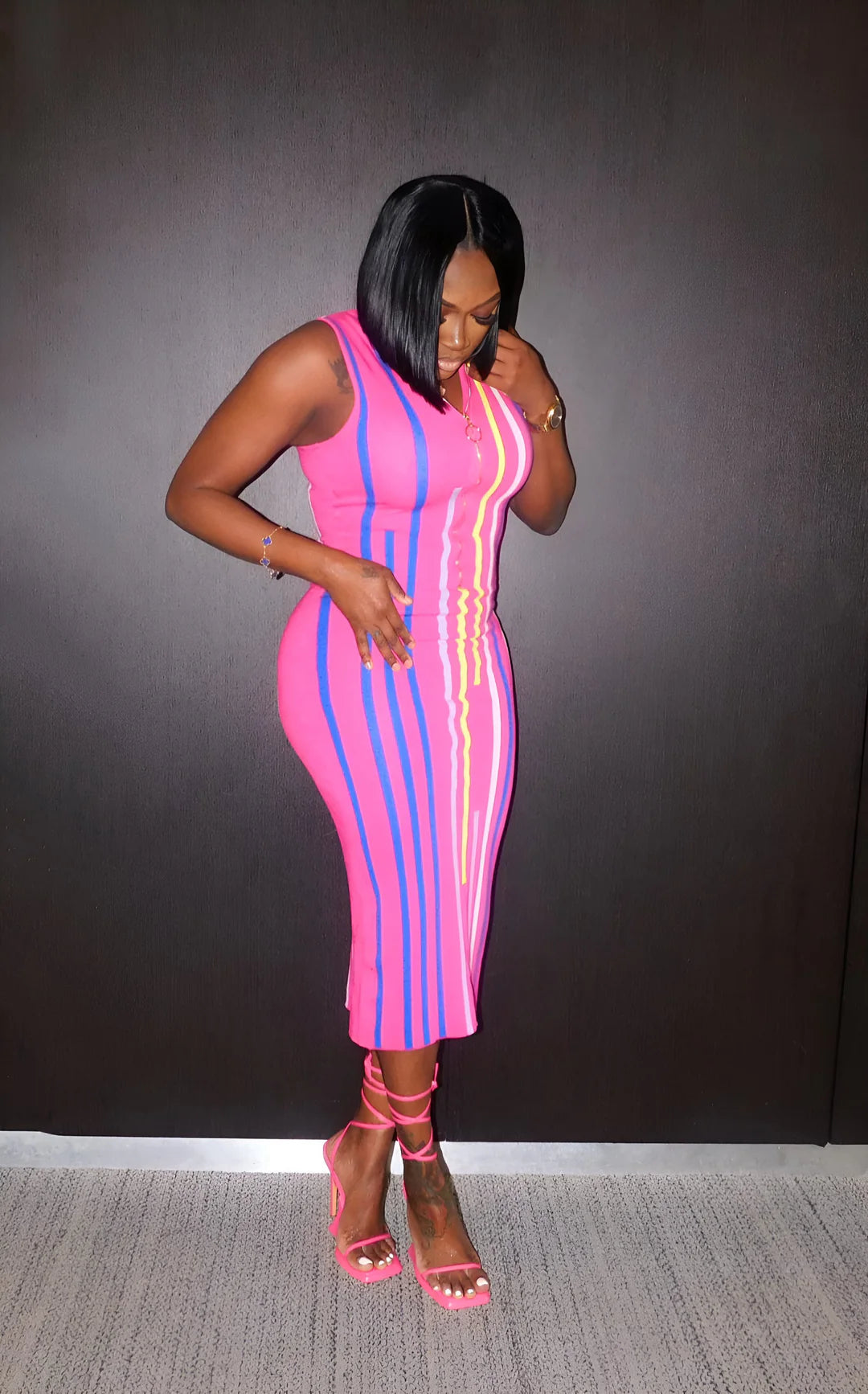 Outside Midi Dress