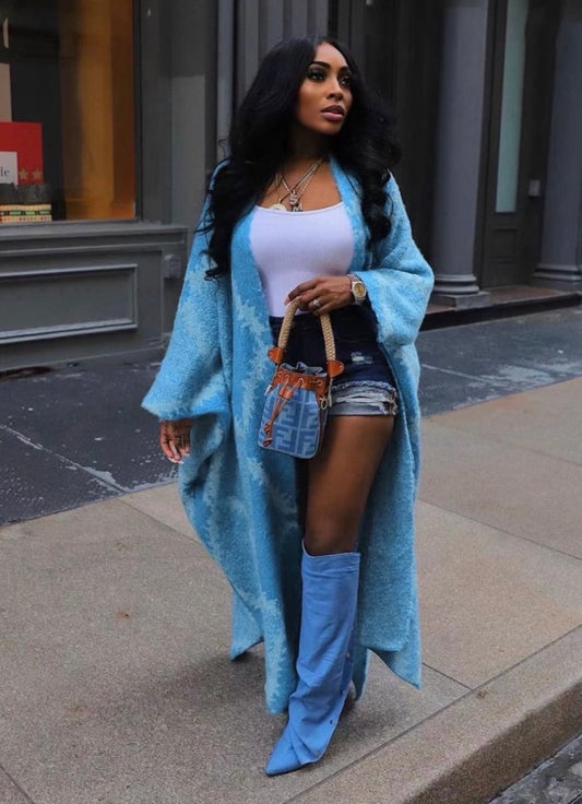 Skyline Breeze Blue | Cardigan Kimono Duster **PREORDER** SHIPS IN 10-15 BUSINESS DAYS FROM ORDER DATE