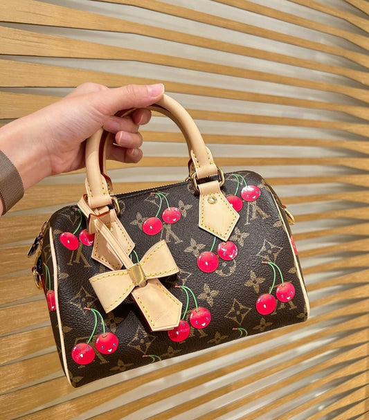 LV x TM Speedy Bandoulière Cherry 20
