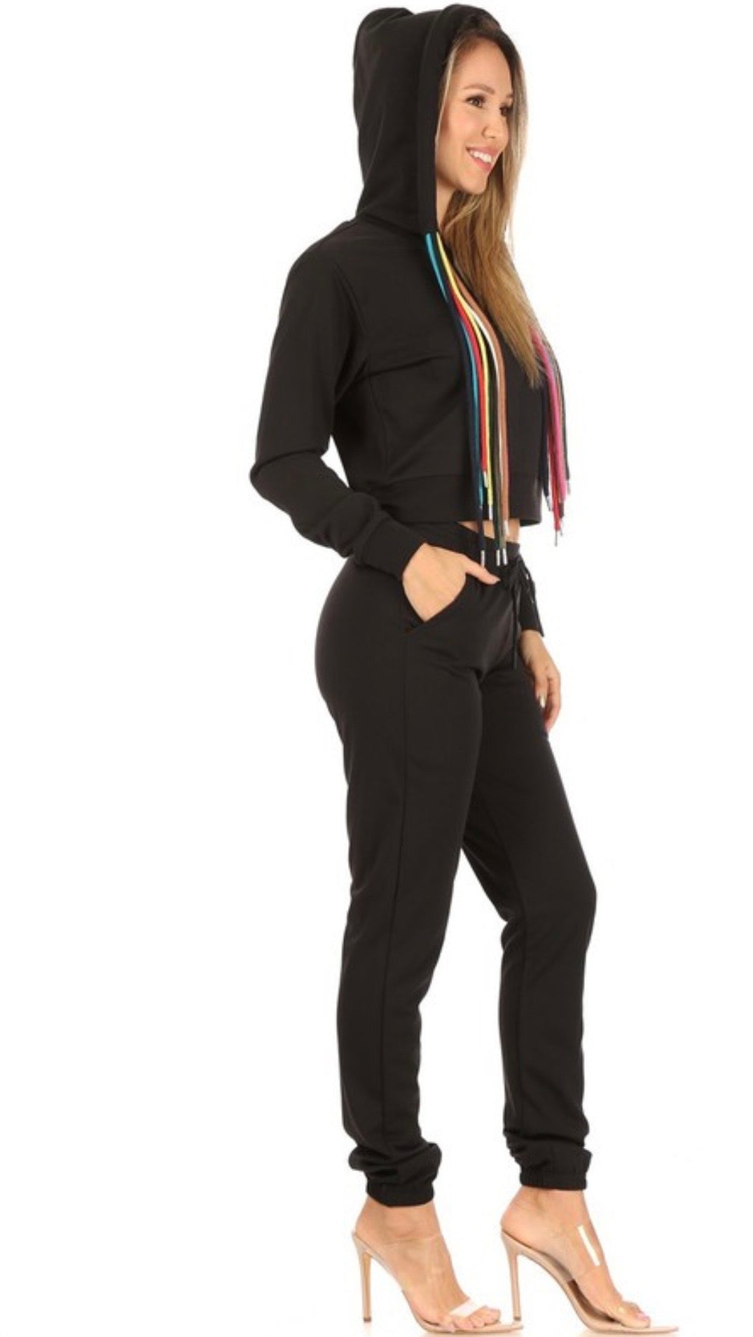 Black Out Jogger 2 Piece Set | SZ MEDIUM ONLY