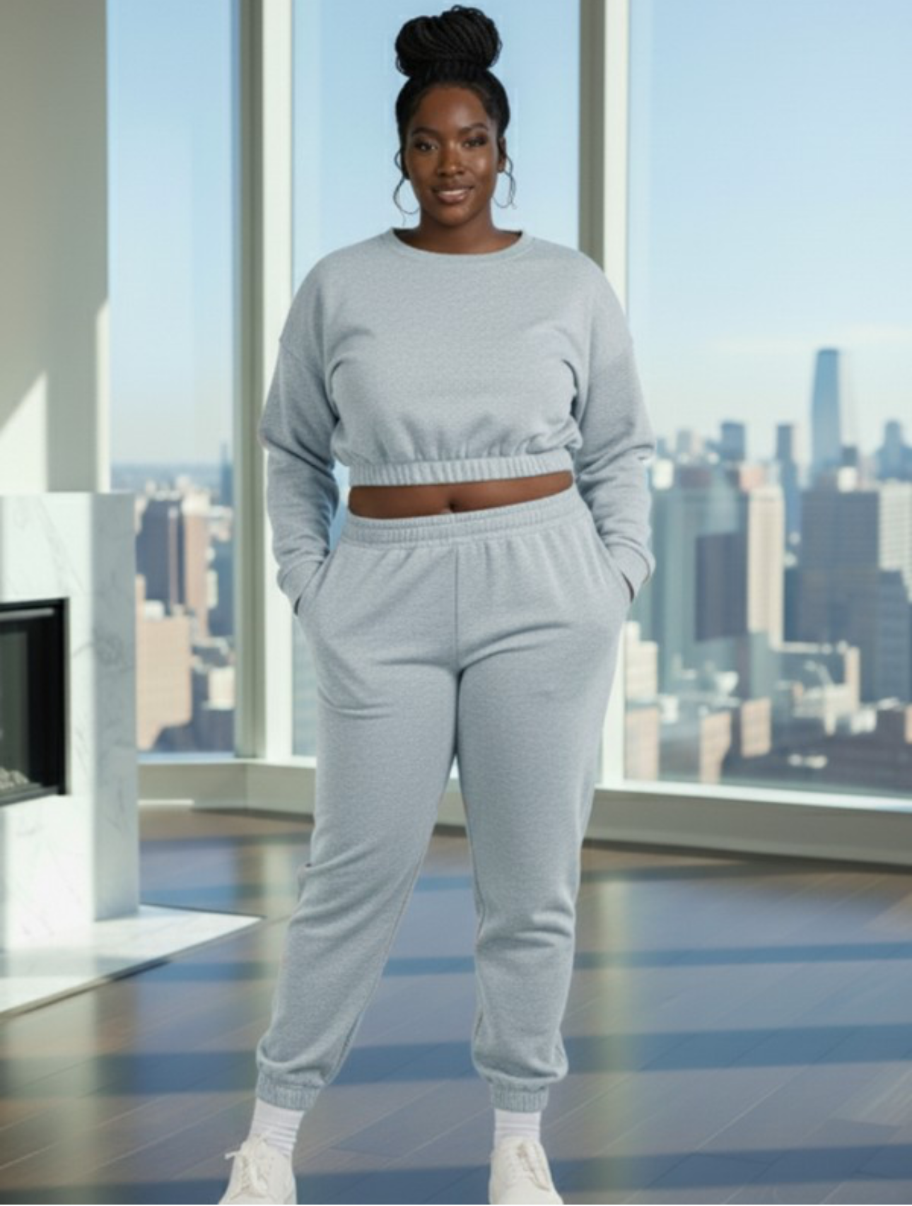 Cozy Chic Fleece Lounge Set (Plus Size) | 4 Colors