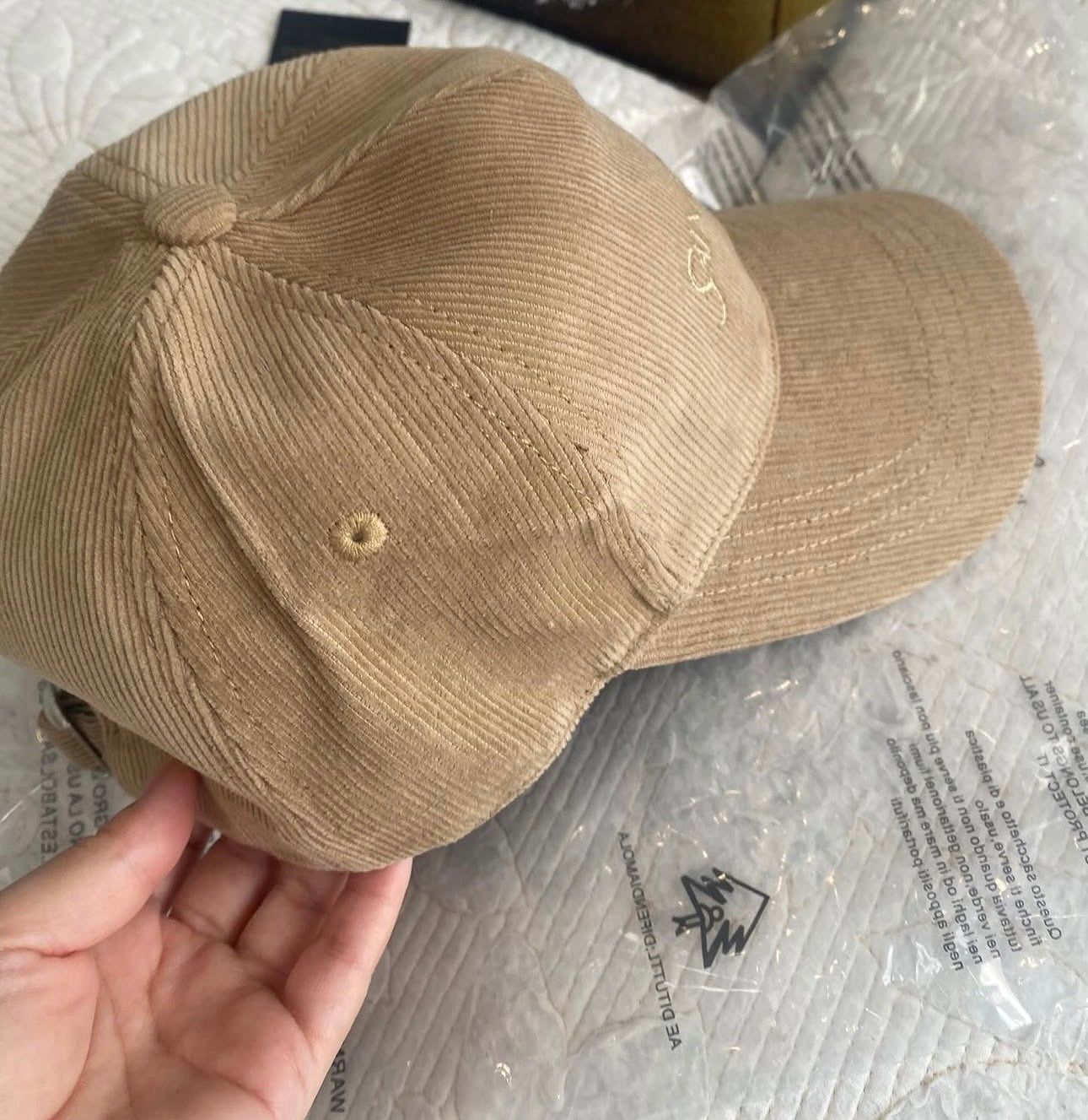 Laurent in Corduroy Adjustable Cap