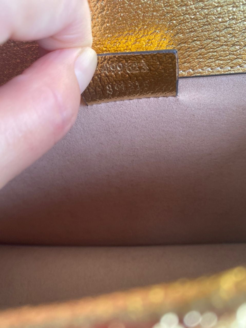 SUPER MINI SAC DIONYSUS DORÉ
