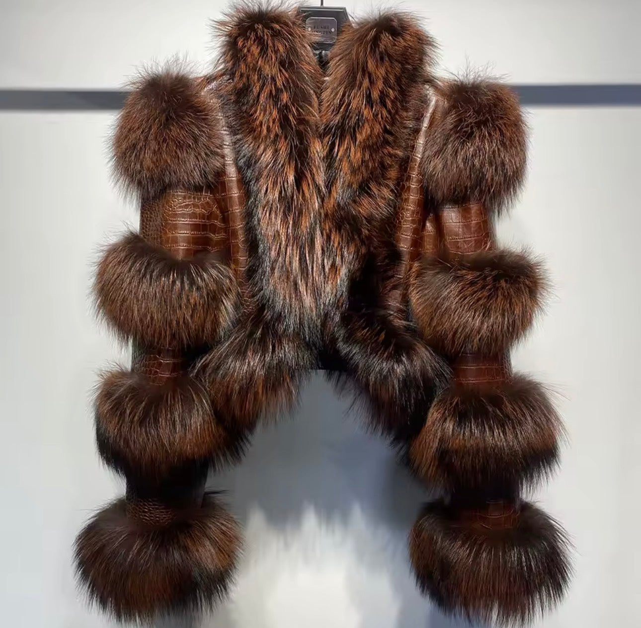 Real Fox Fur Jacket (Preorder) Arrives 15-30 business days from order date