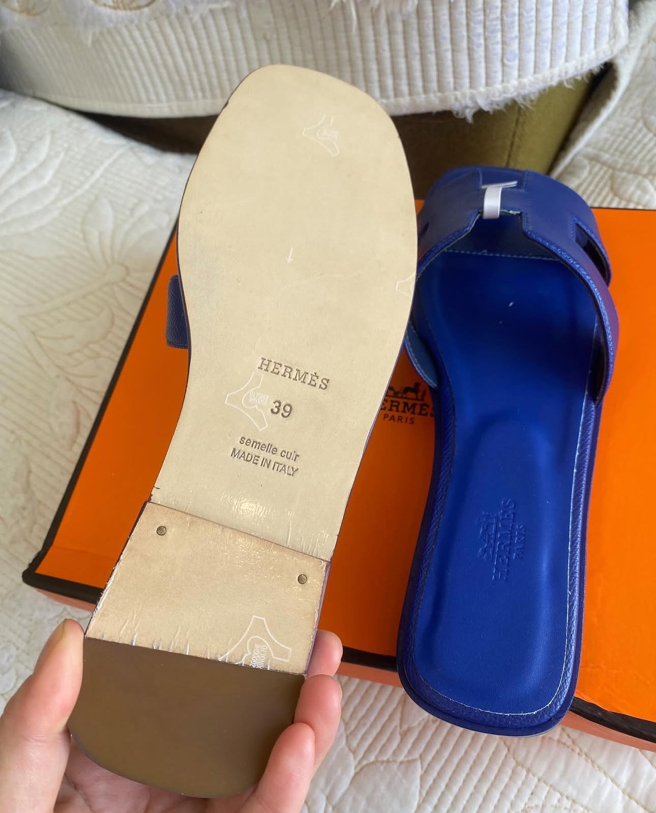 Blue Oran Sandals