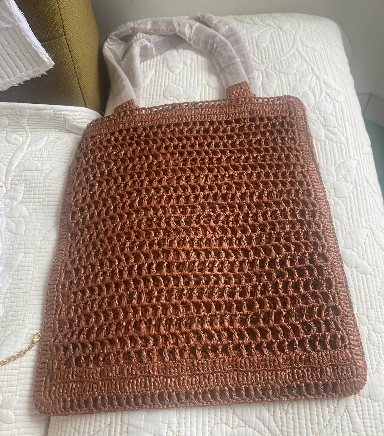 SUMMER BANANA TOTE BAG IN RAFFIA | 2 COLORS