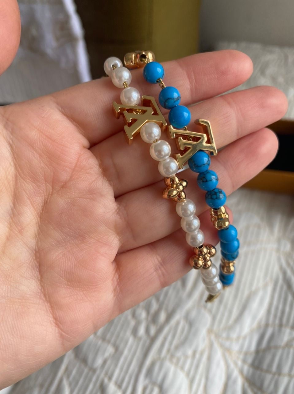 My | LV Pearl Bracelet