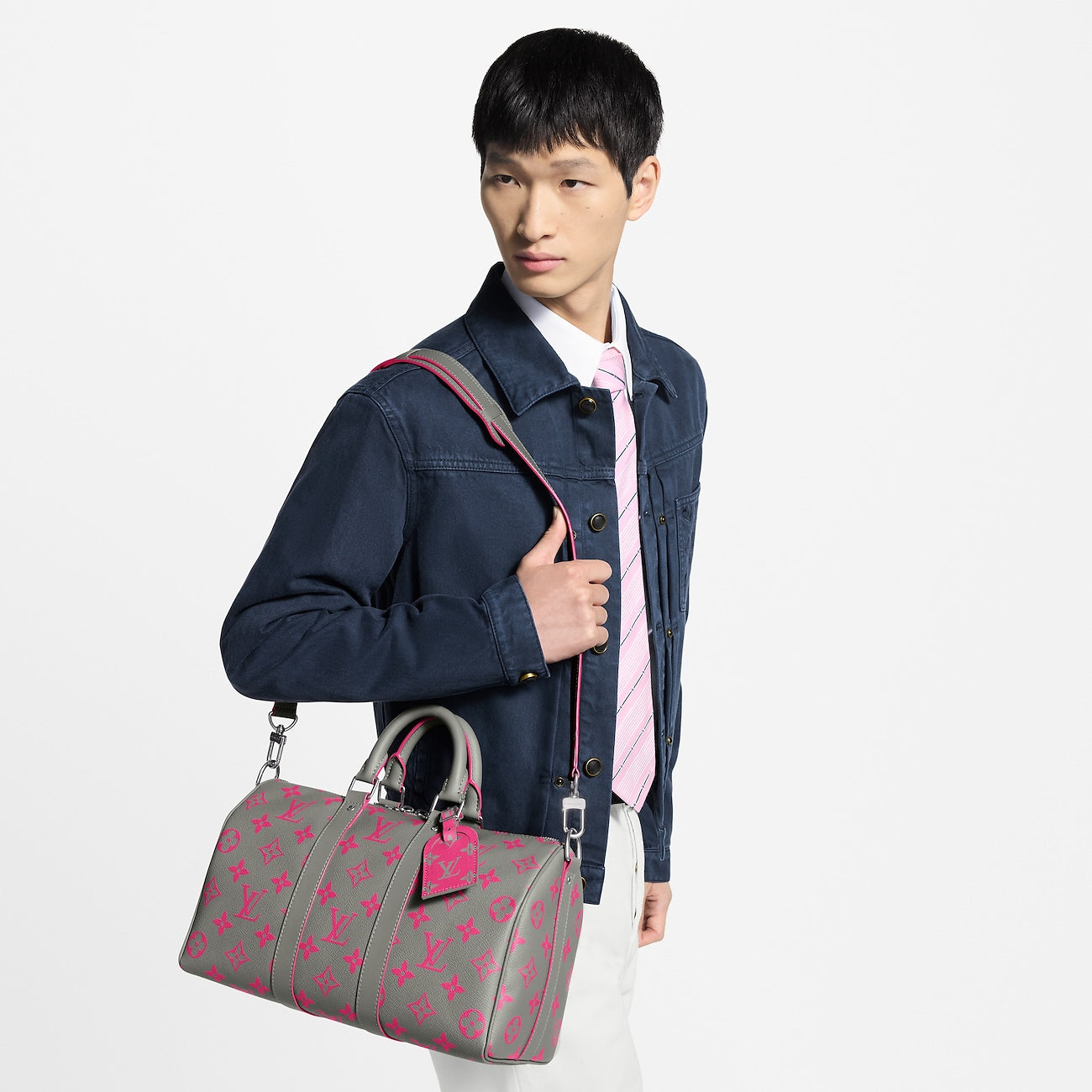 Pink Keepall Bandoulière 35