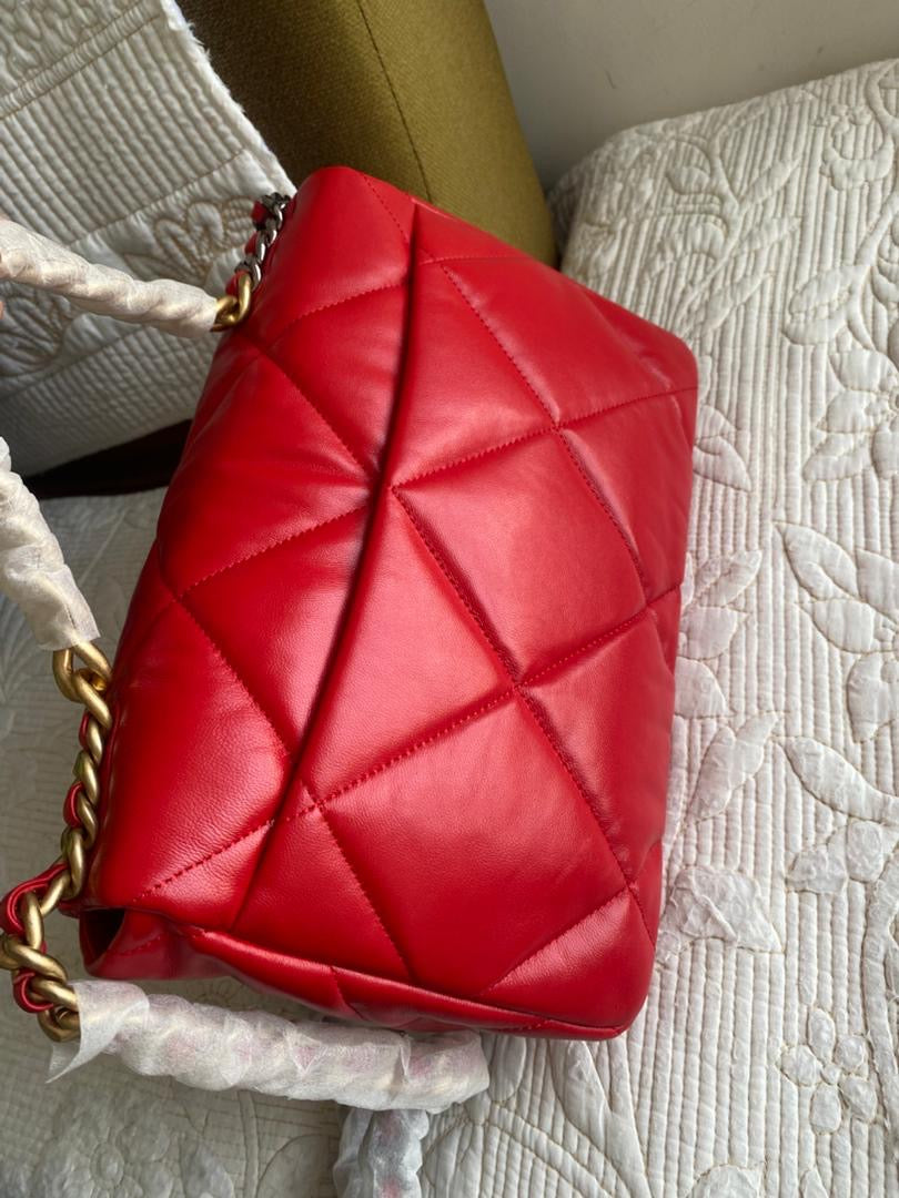 Red 19 Flap Bag