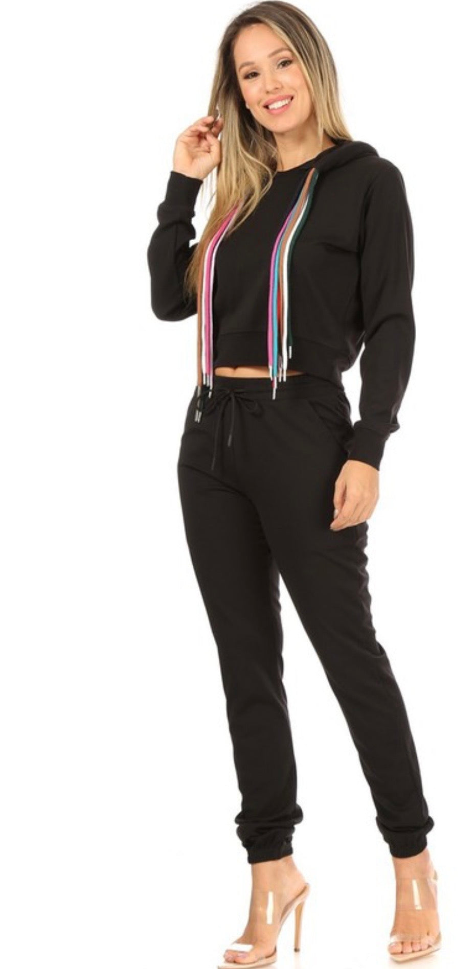 Black Out Jogger 2 Piece Set | SZ MEDIUM ONLY