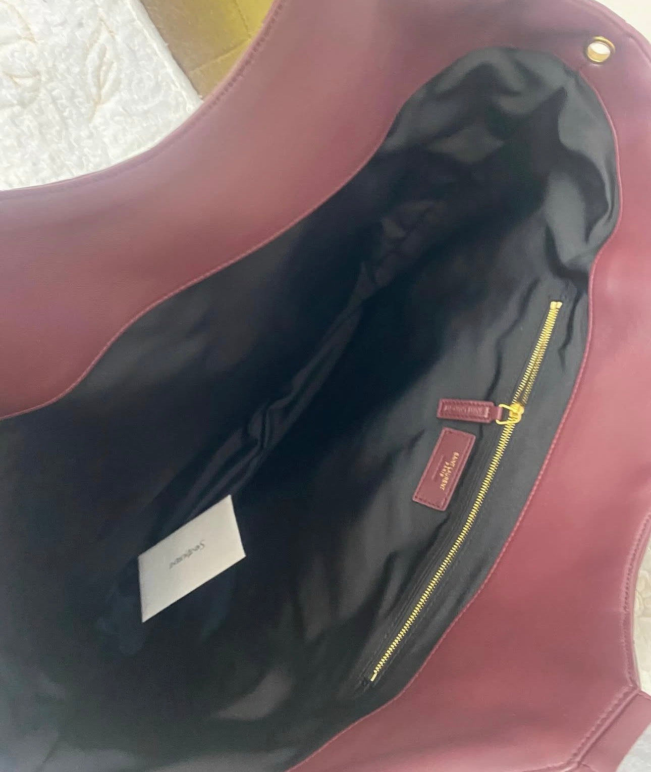 Wine Icare Shopper Tote + Cosmetic Bag