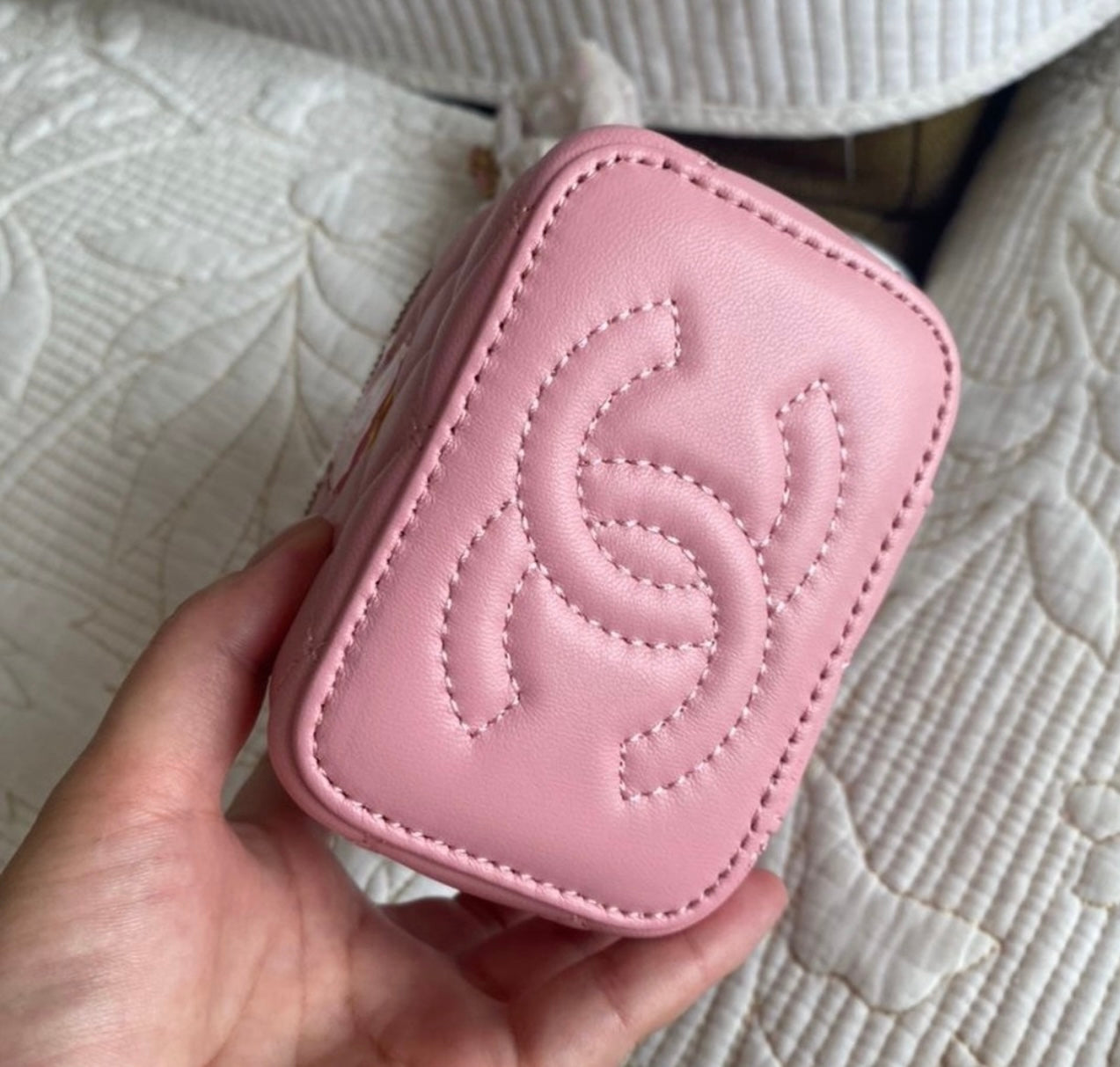 Pink Coco Mini Vanity Crossbody Bag