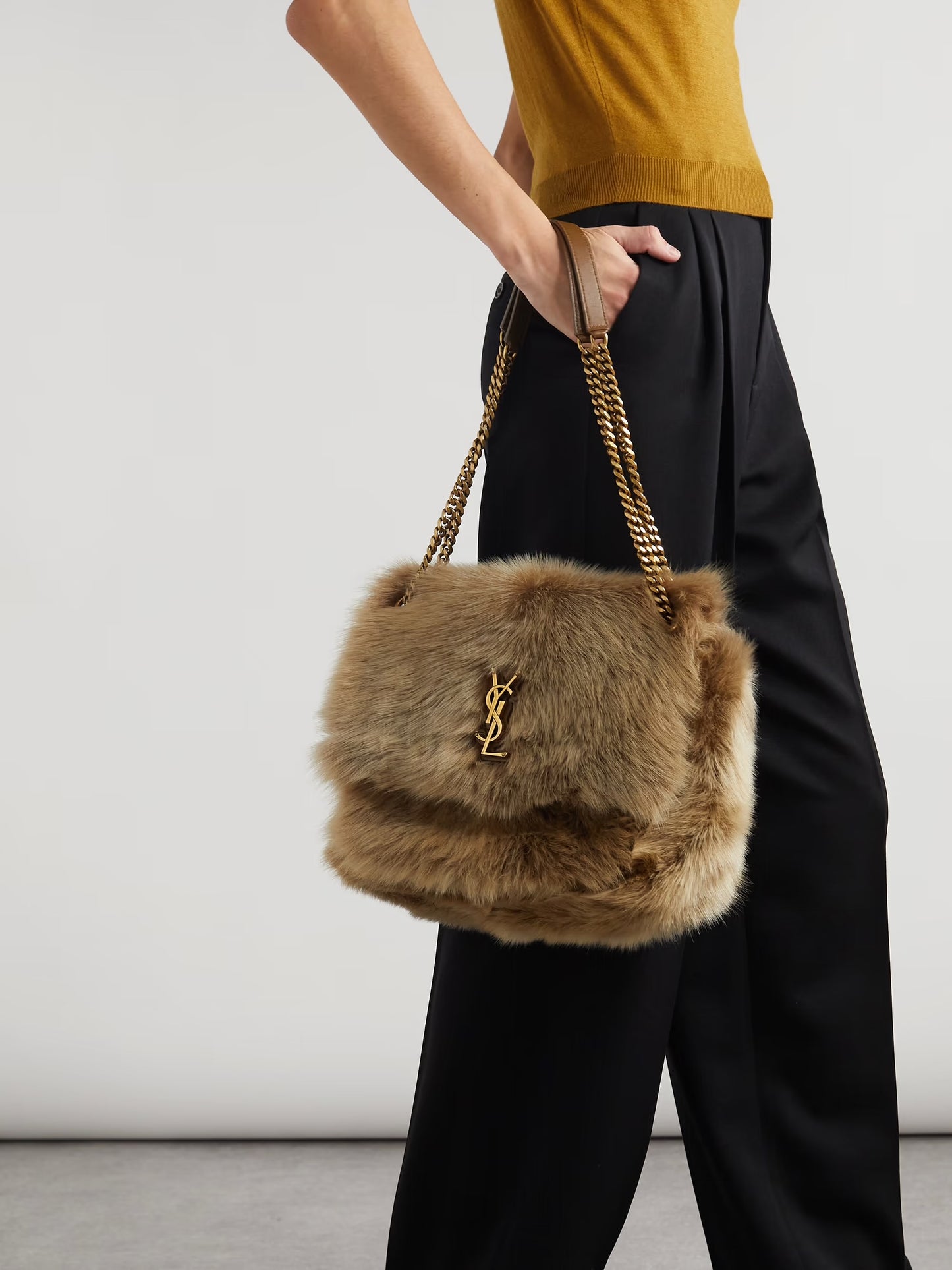 Niki Shearling Bag | YSL 4 Colors