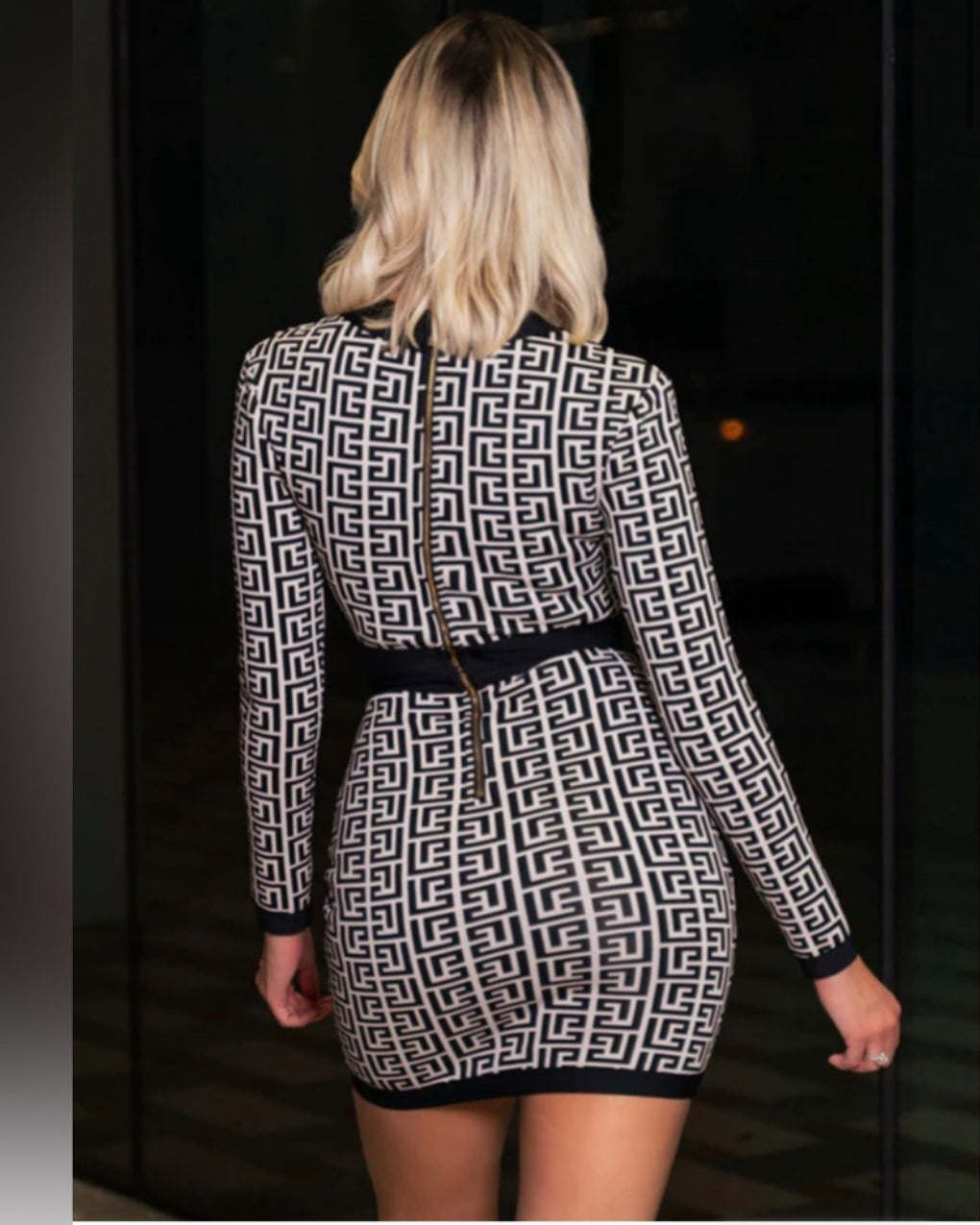 HERE FOR IT BANDAGE DRESS