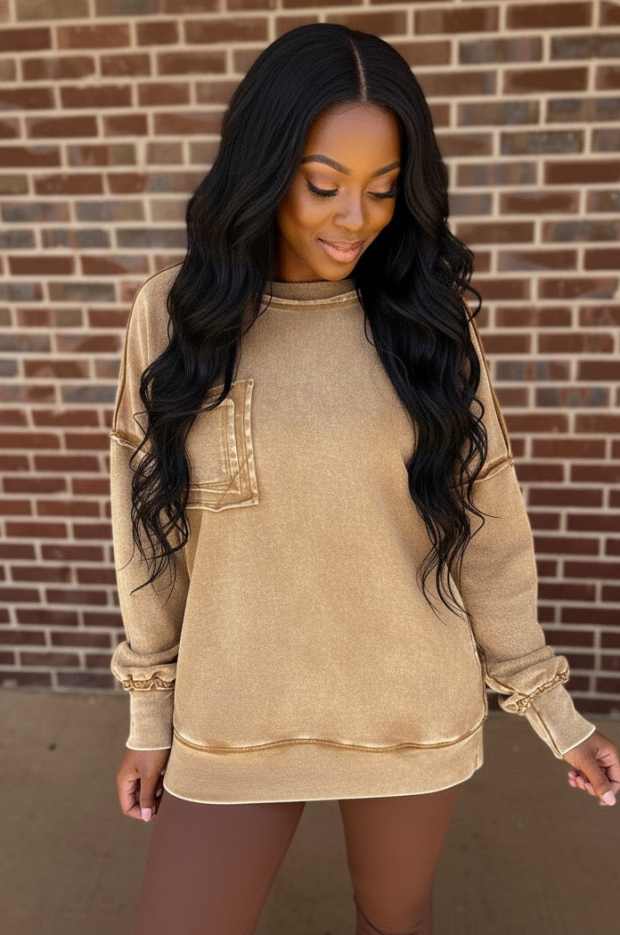 Washed Caramel 2 Piece Set (MEDIUM ONLY)