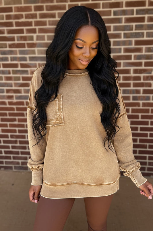 Washed Caramel 2 Piece Set (MEDIUM ONLY)