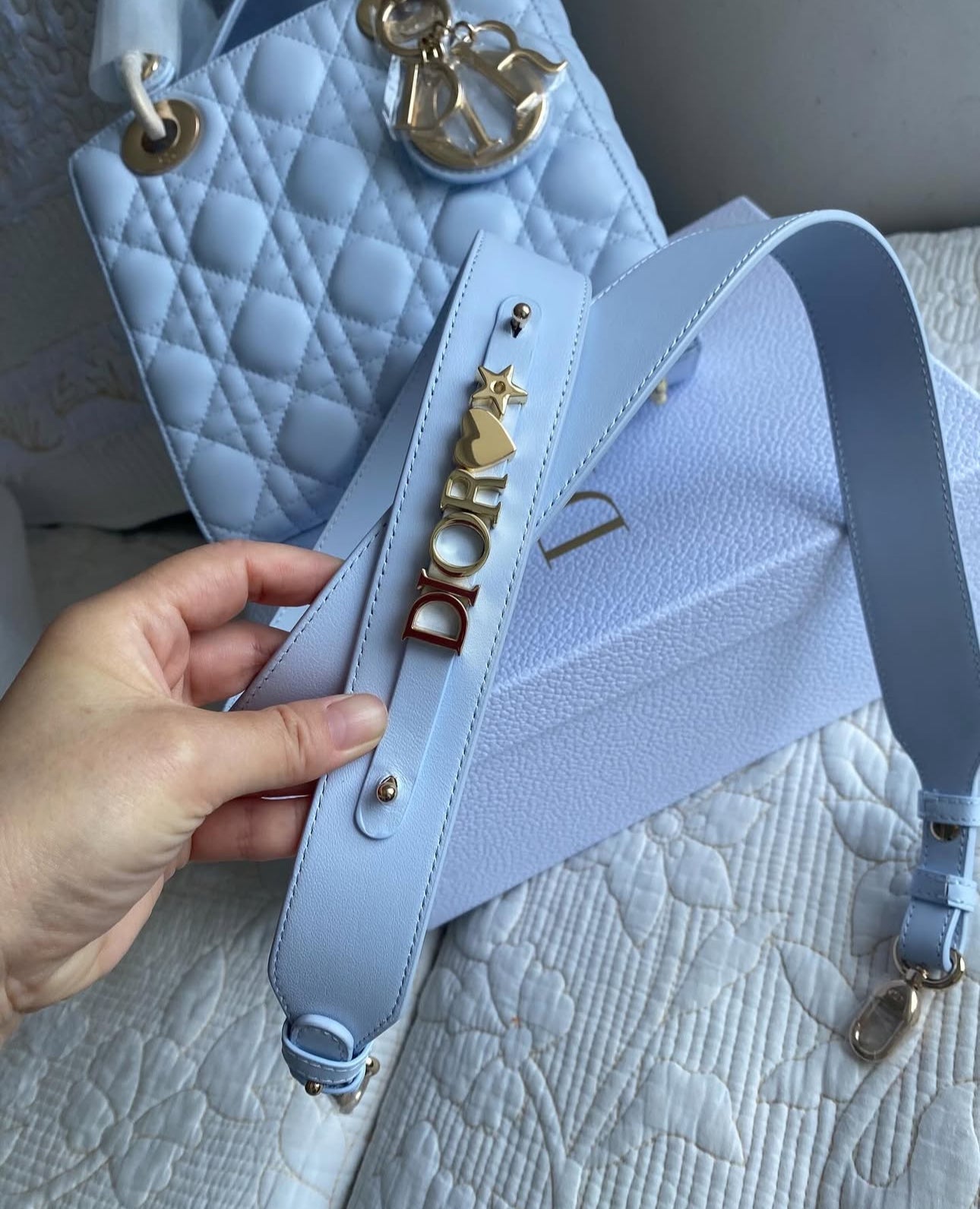 White My ABCDior Lady Bag