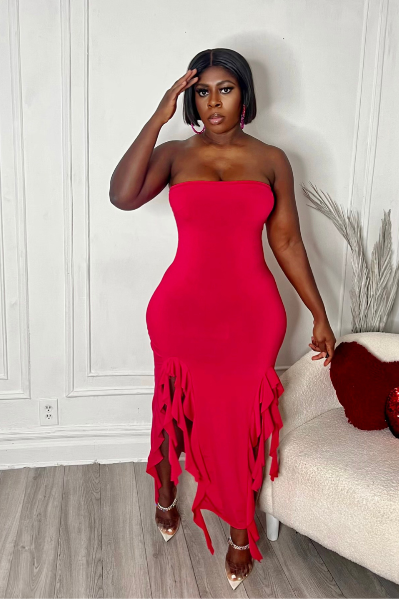 You Wish | Ruffle Tube Dress 4 Colors