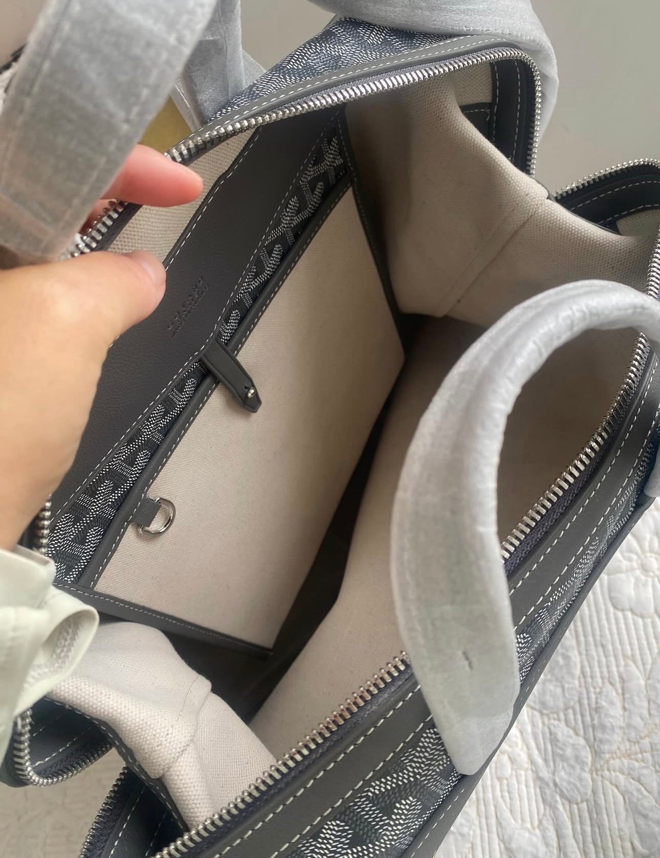 GOYARD CISALPIN BACKPACK (GREY)