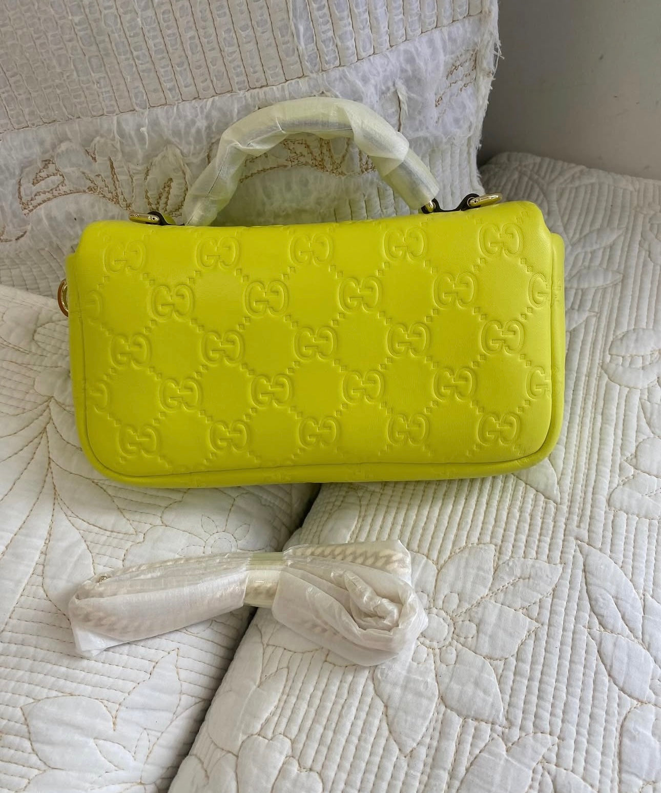 GREEN GG MILANO MINI TOP HANDLE BAG