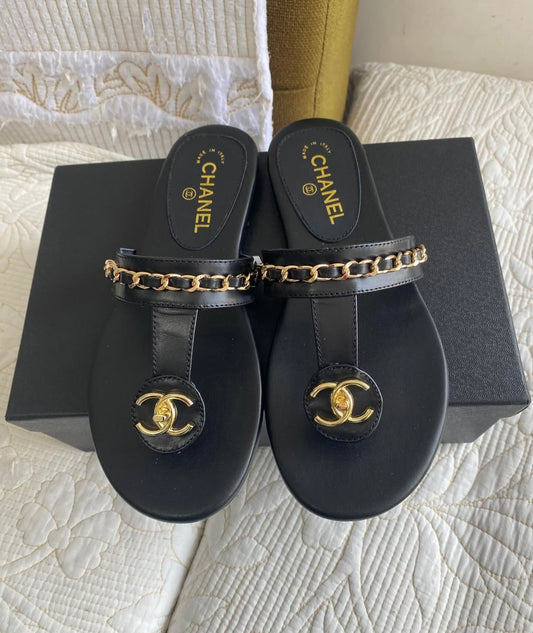 Coco Turn Lock Chain Sandal