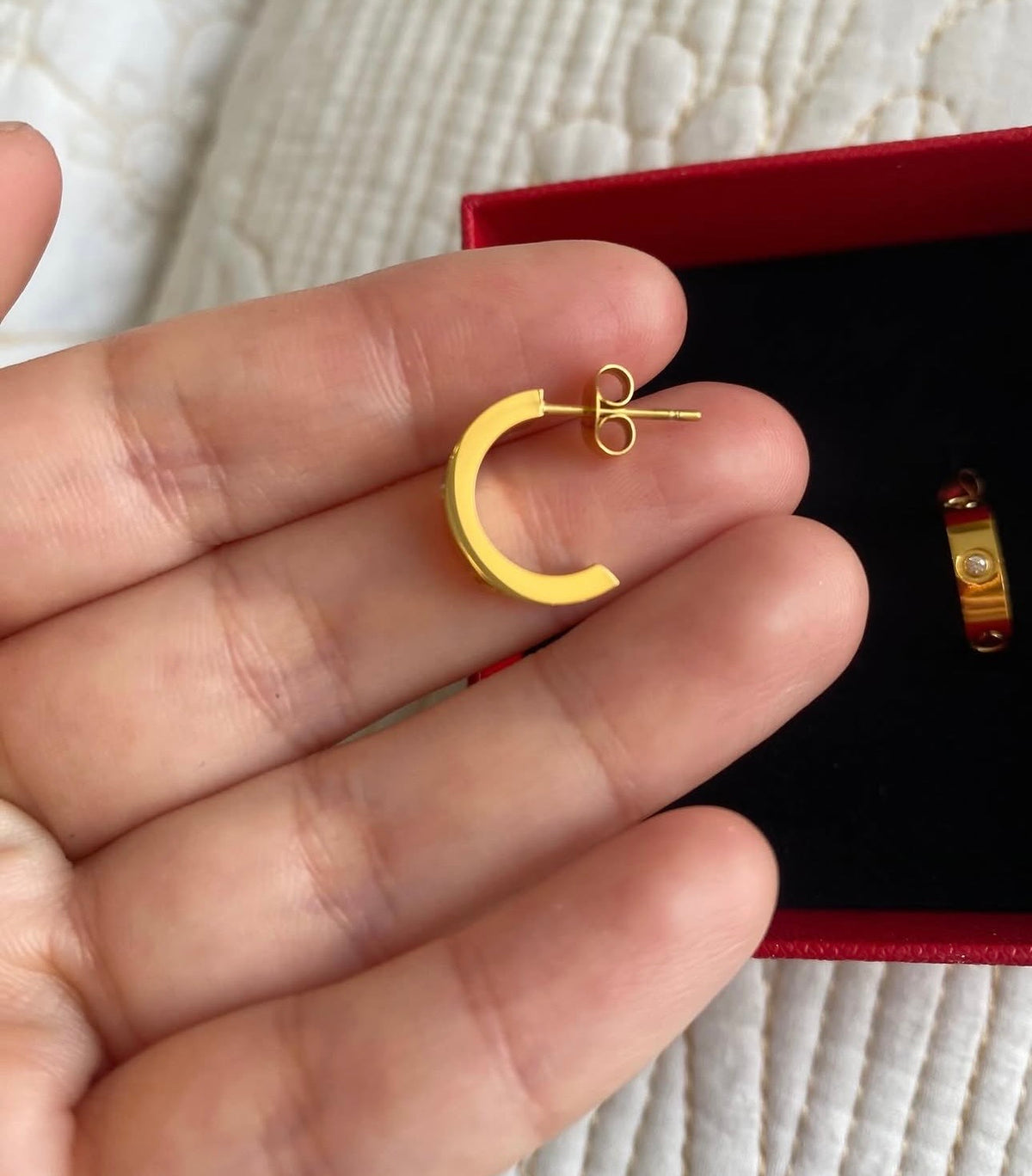 LOVE Hoop Earrings | Cartier