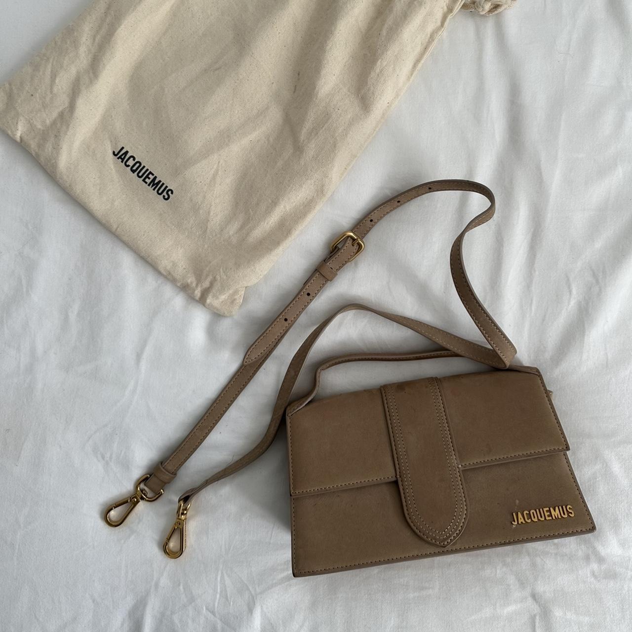Jacquemus Le Bambino suede shoulder bag