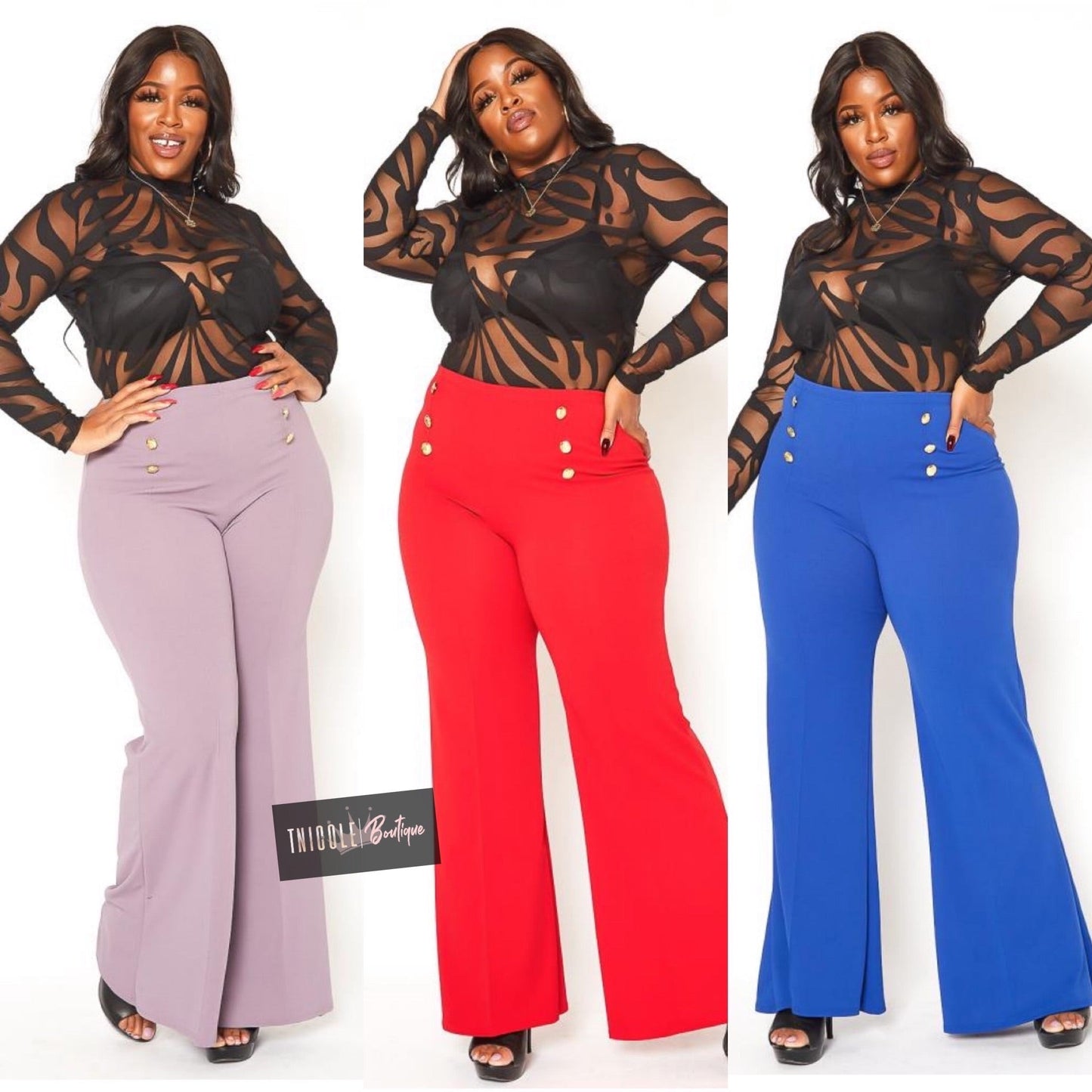 PLUS SIZE PRISSY PANTS | 33 INCHES | 10 Colors