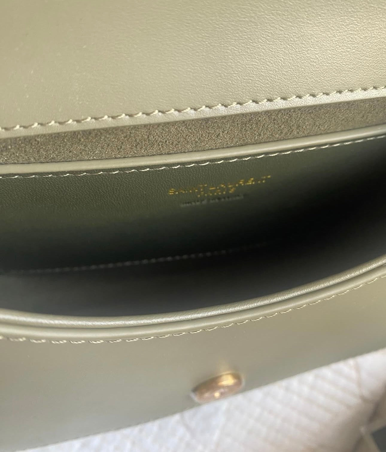 Voltaire Top Handle in Box | Moss