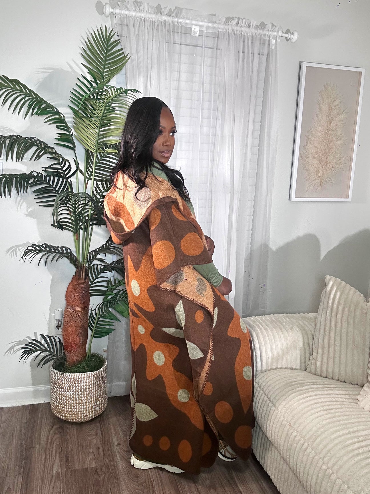 Bold & Brown | Hooded Cardigan Kimono Duster - LAST RESTOCK!!!