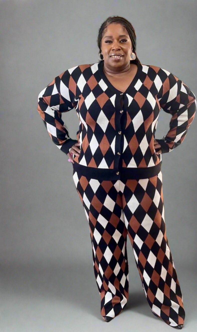 Diamonds Are Forever Stretch Pant Set