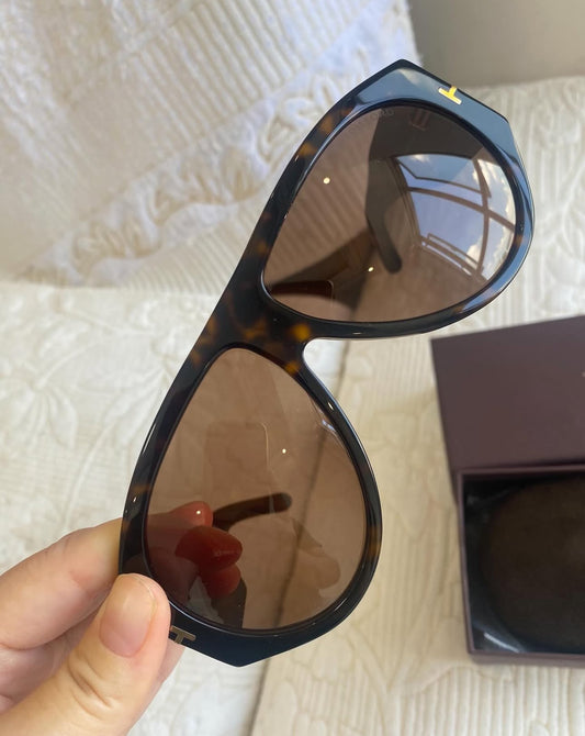 TOM FORD | UNISEX Dark Havana SUNGLASSES