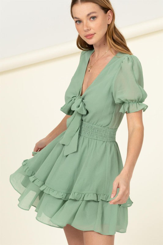 Days Like This Front-Tie Dress (2 Colors)