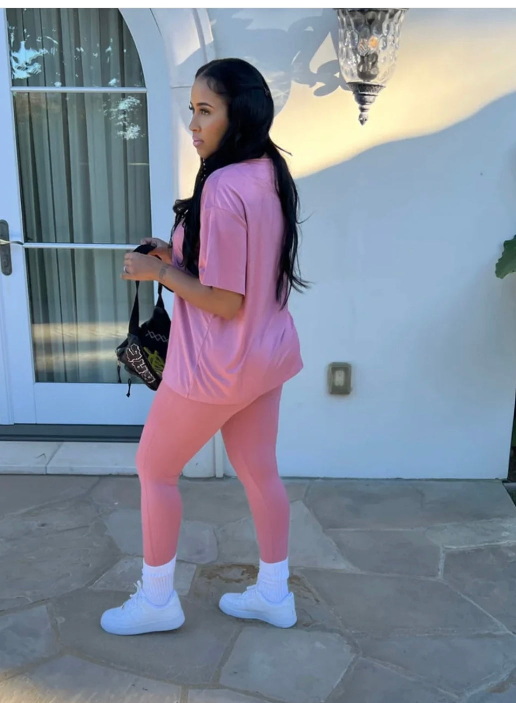 Plus Size Lounge Set | Oversized Shirt & Leggings (2 for $60) 1X 2X 3X