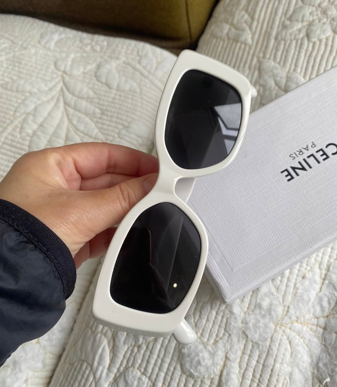White Gold Celine Sunglasses